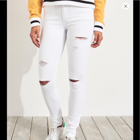 Hollister Denim - HOLLISTER Classic Stretch High-Rise Skinny Jeans
